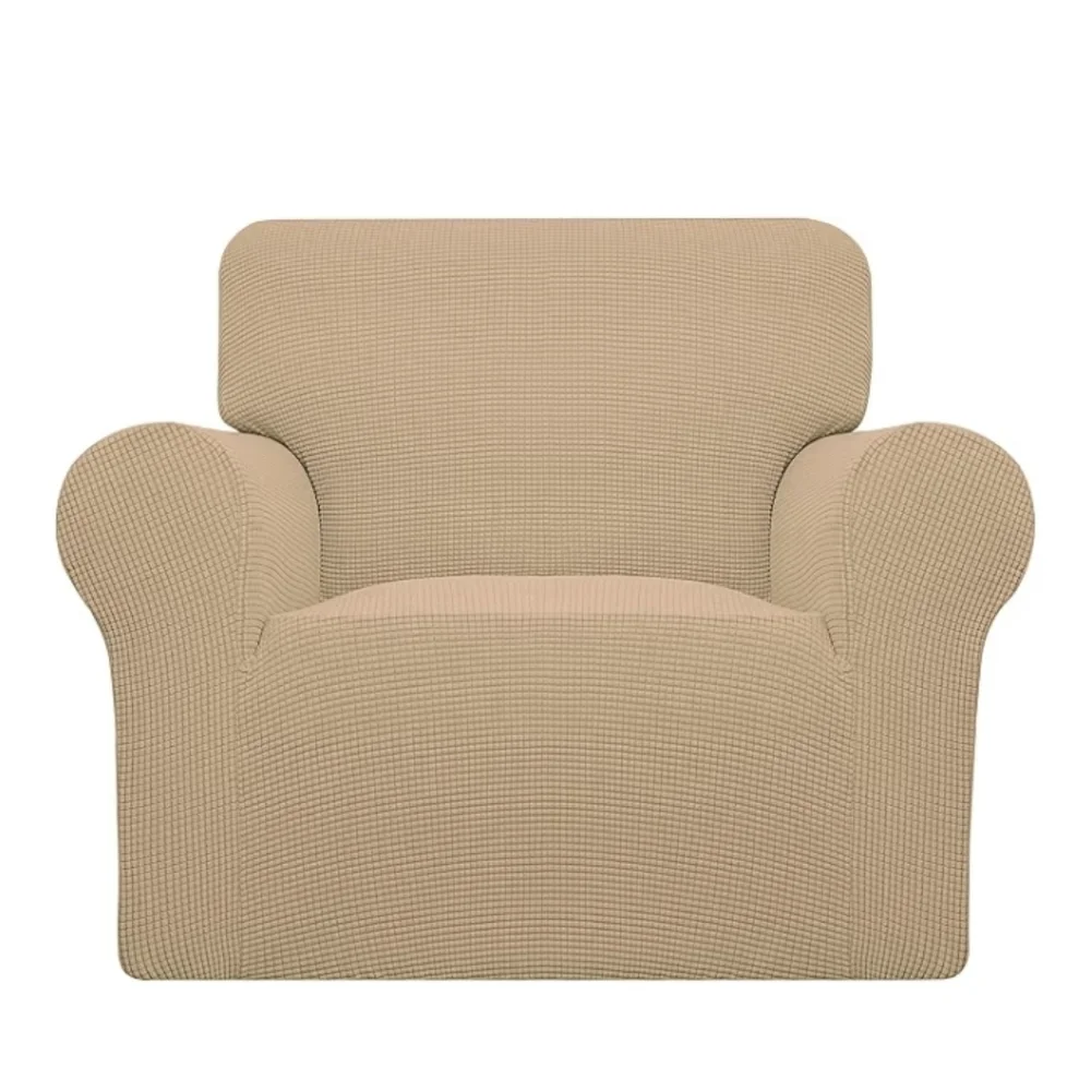 New Sand Color Chair Stretchy Slip Cover